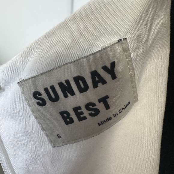 Aritzia Sunday Best Monday Strappy Back Dress White - Picture 5 of 11